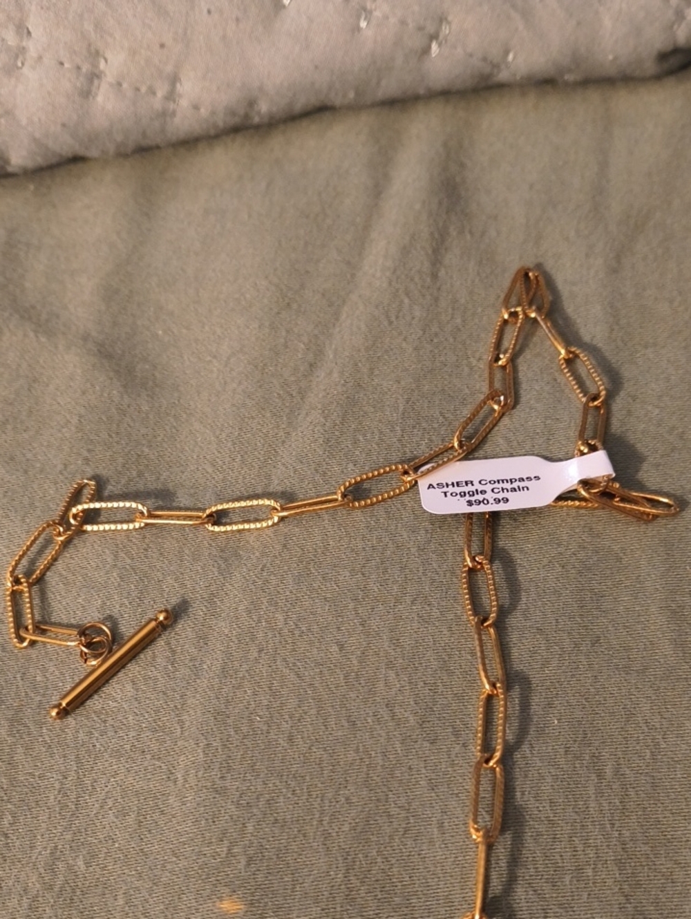 Asher Gold Necklace - Picture 2 of 2